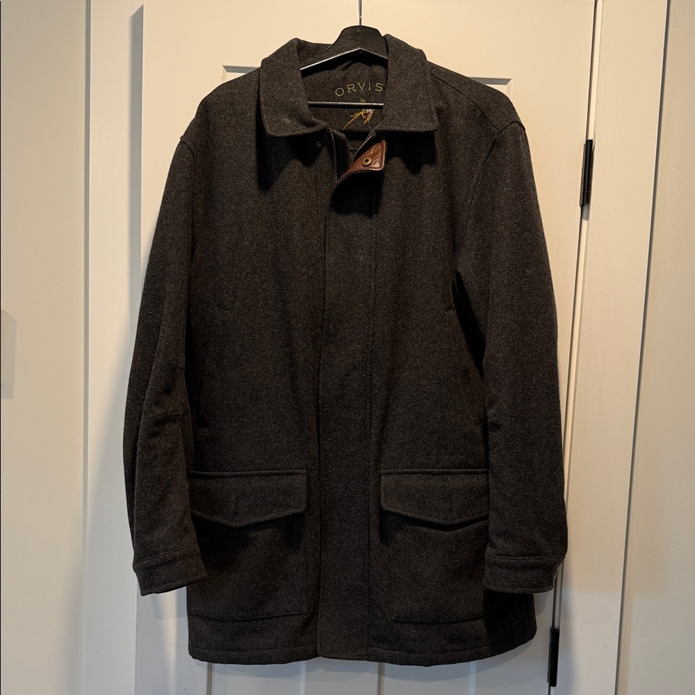 Orvis Men's Charcoal Field Coat